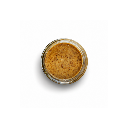 Close up of Walnutter toffee walnut butter texture