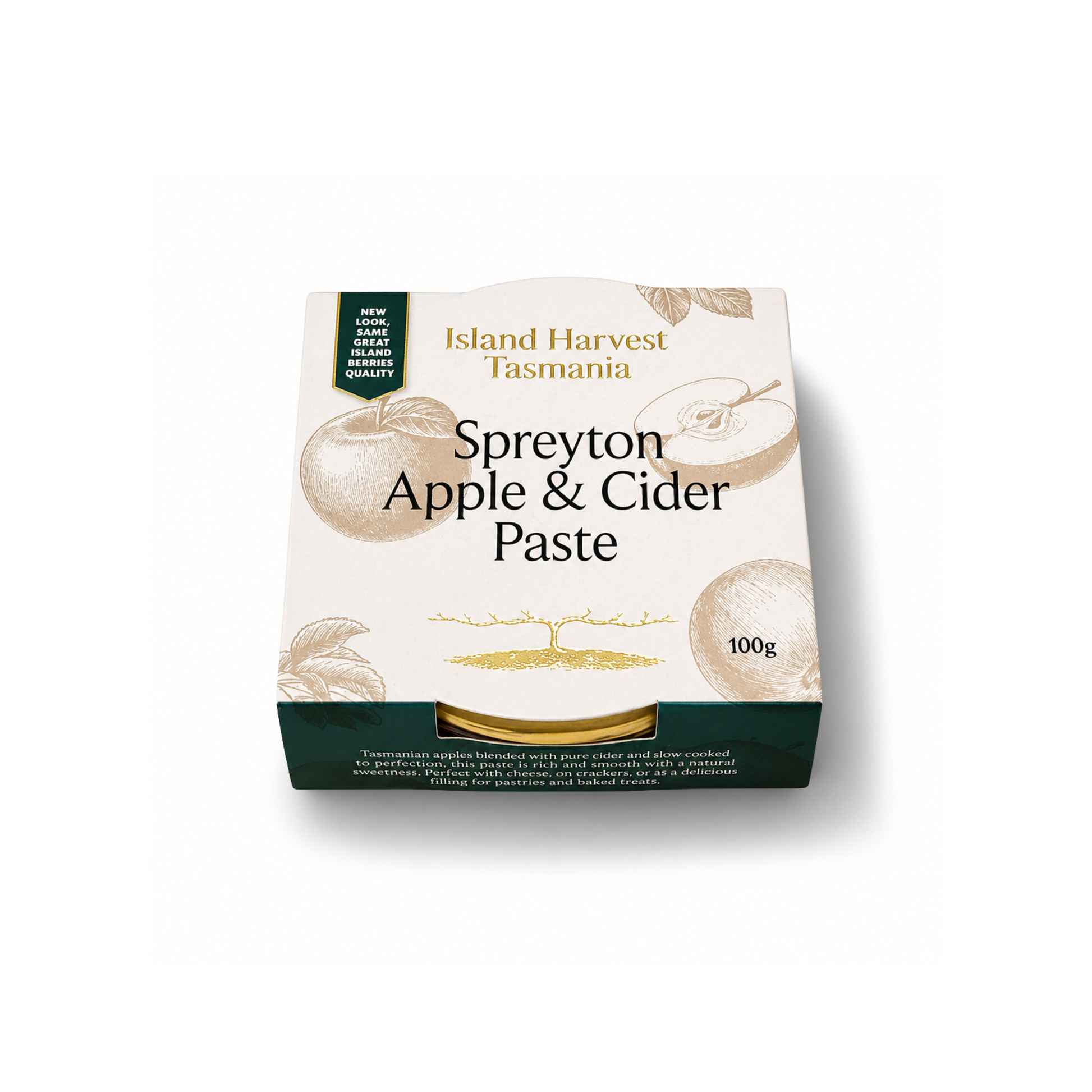 Spreyton apple cider paste from Tasmania, smooth fruit paste for cheese boards