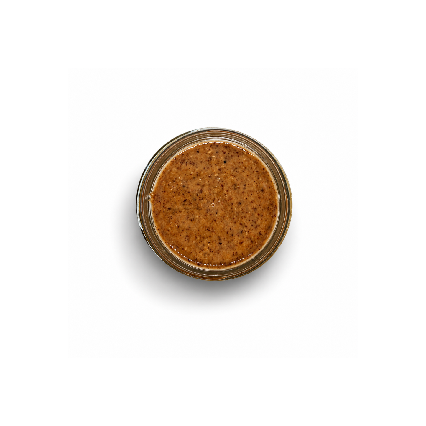 Close up of TassieToms wood smoked almond butter texture