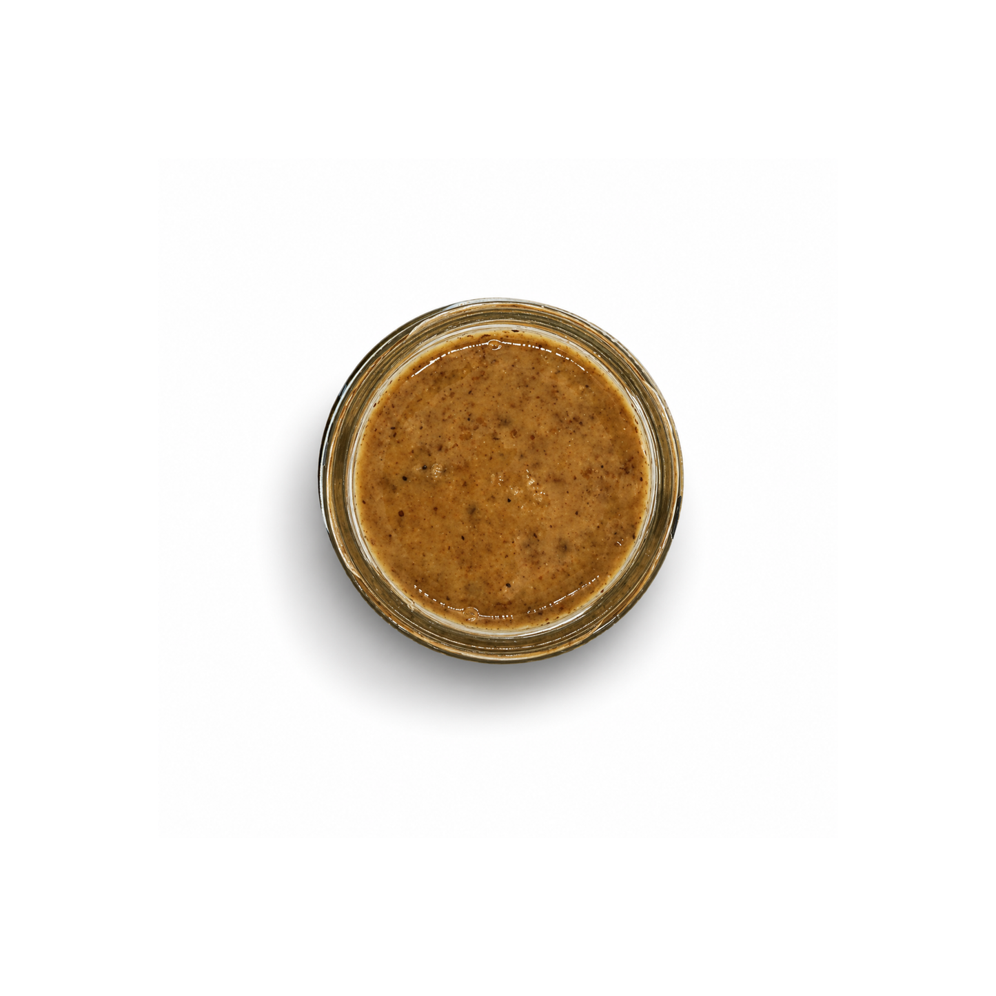 close up of smooth natural walnut butter texture made from Tasmanian walnuts and sea salt