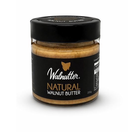 Walnutter natural walnut butter jar on a white background