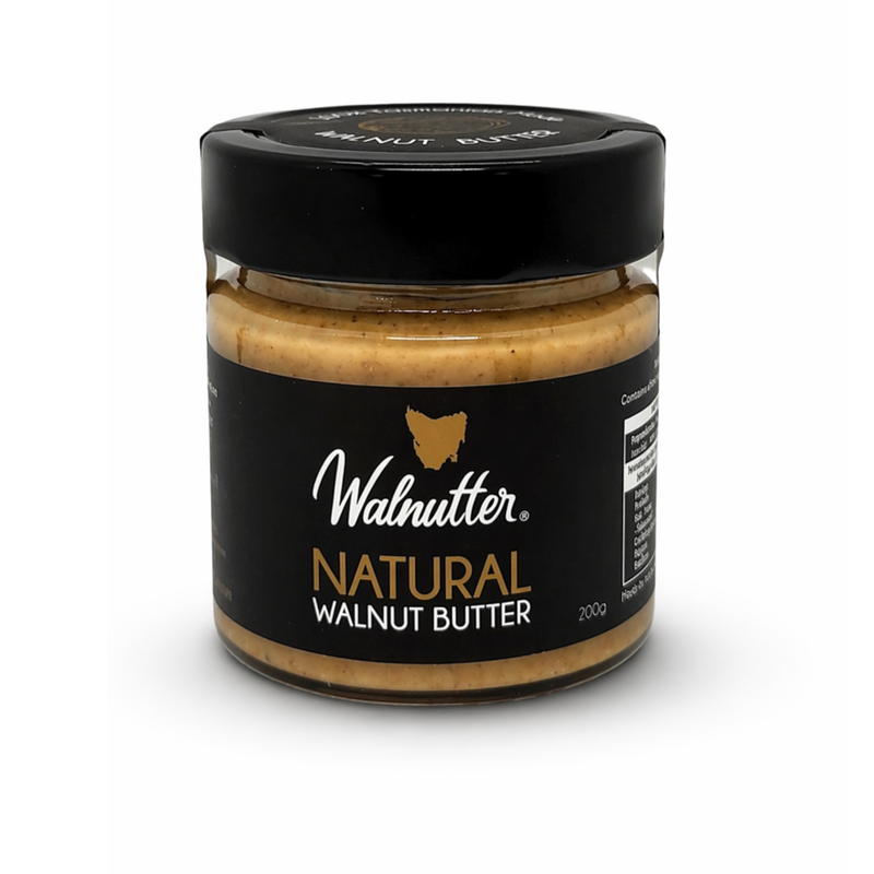 Walnutter natural walnut butter jar on a white background